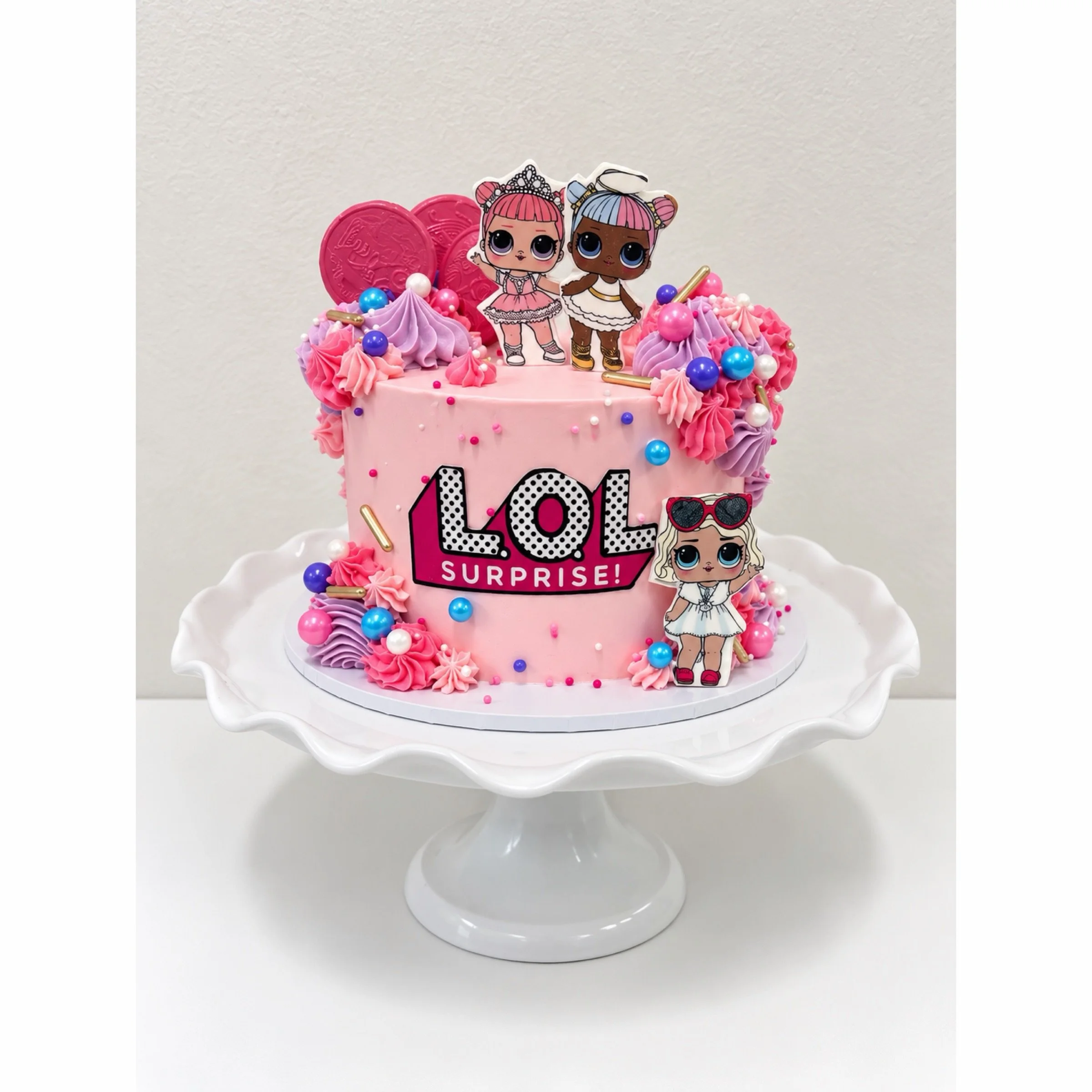 A LOL Surprise dream in pink! 💕✨

#biancascakery #lolsurprise #lolsurprisedolls #lolsurpriseparty #lolsurpricecakes