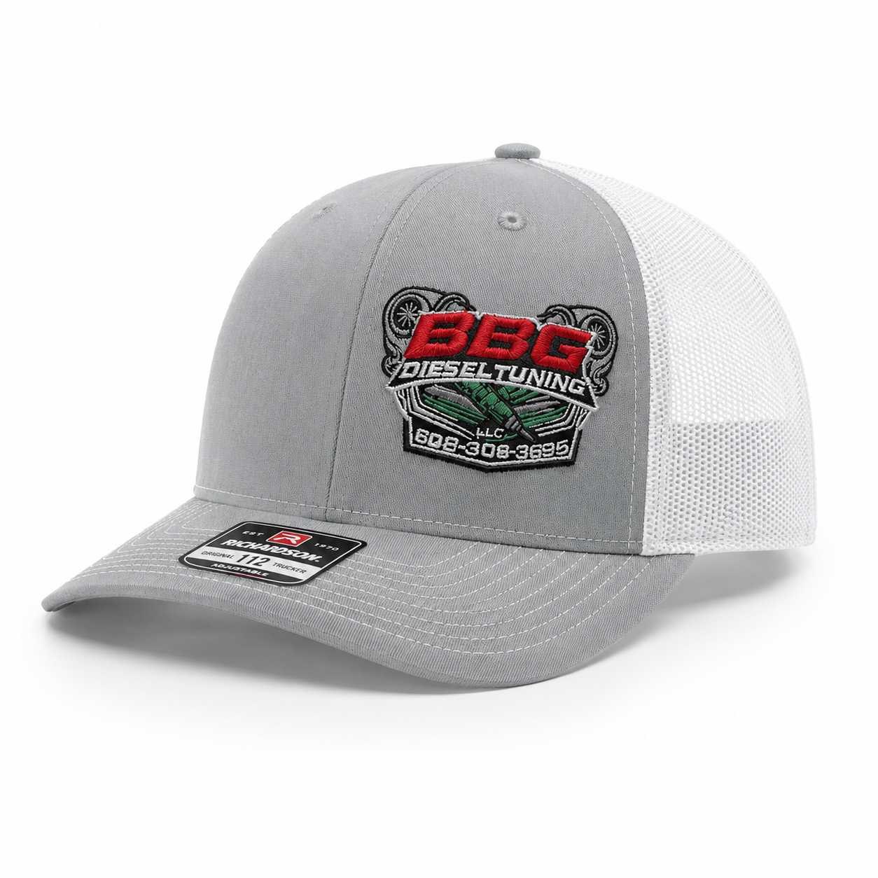 Richardson 112 Snapback - Light Gray/White