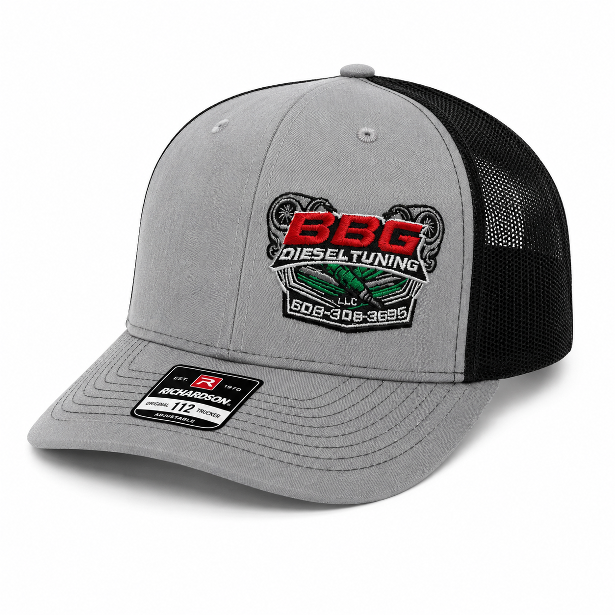 Richardson 112 Snapback - Dark Gray/Black
