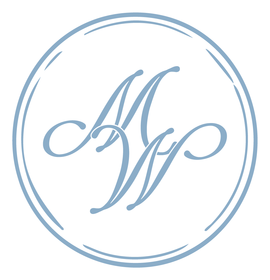 A monogram logo with the initials M & W intertwined, encircled by a double-lined circle.