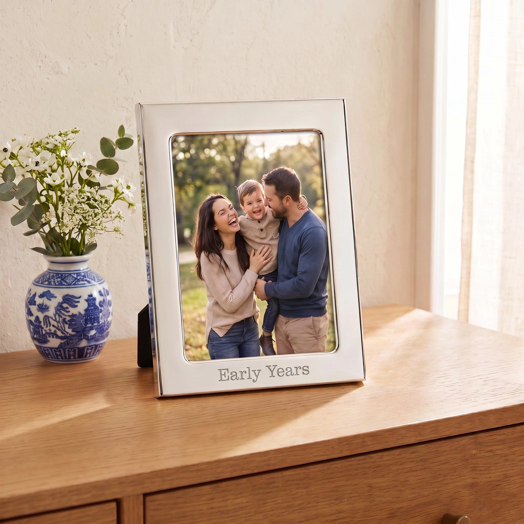 Personalized Silver Plated Photo Frame