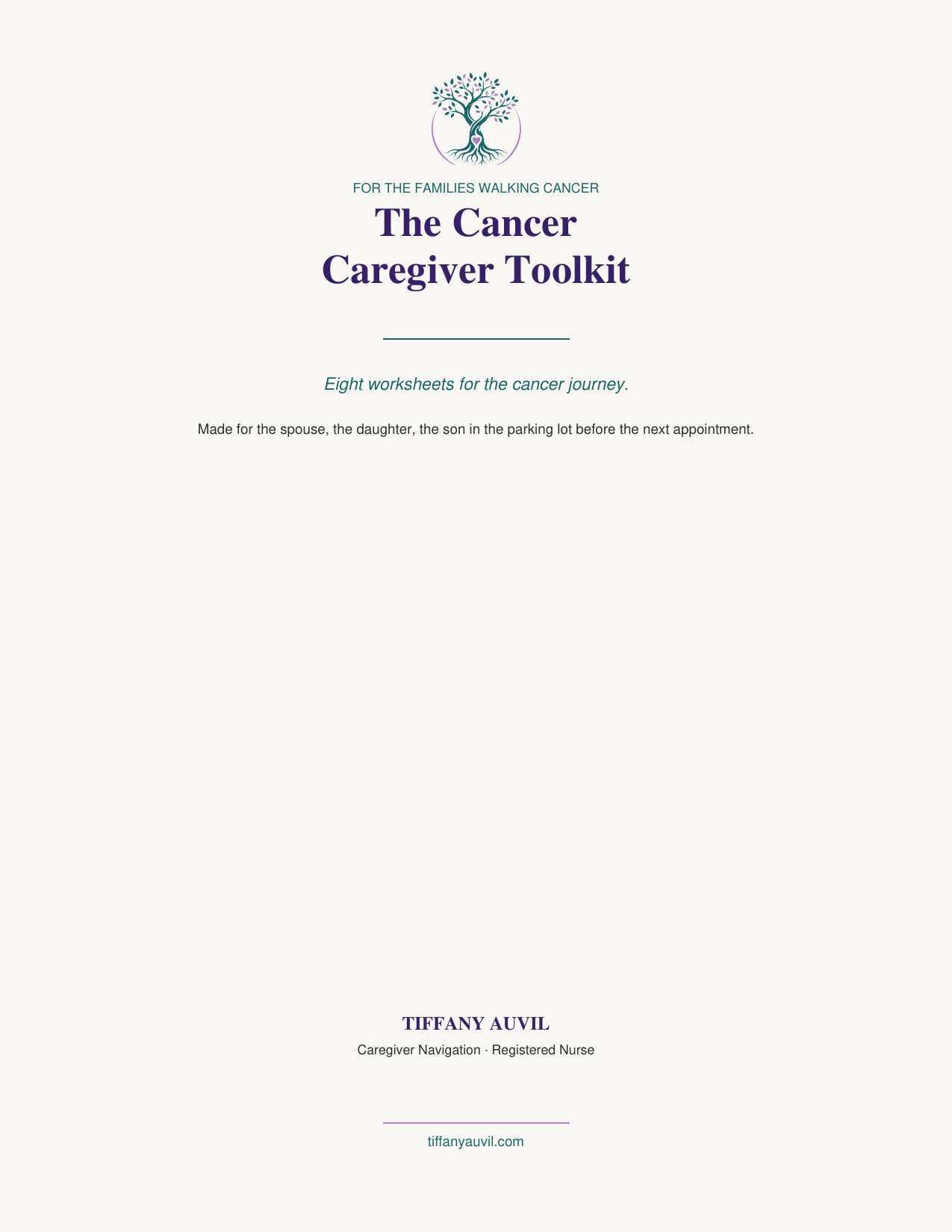 The Cancer Caregiver Toolkit