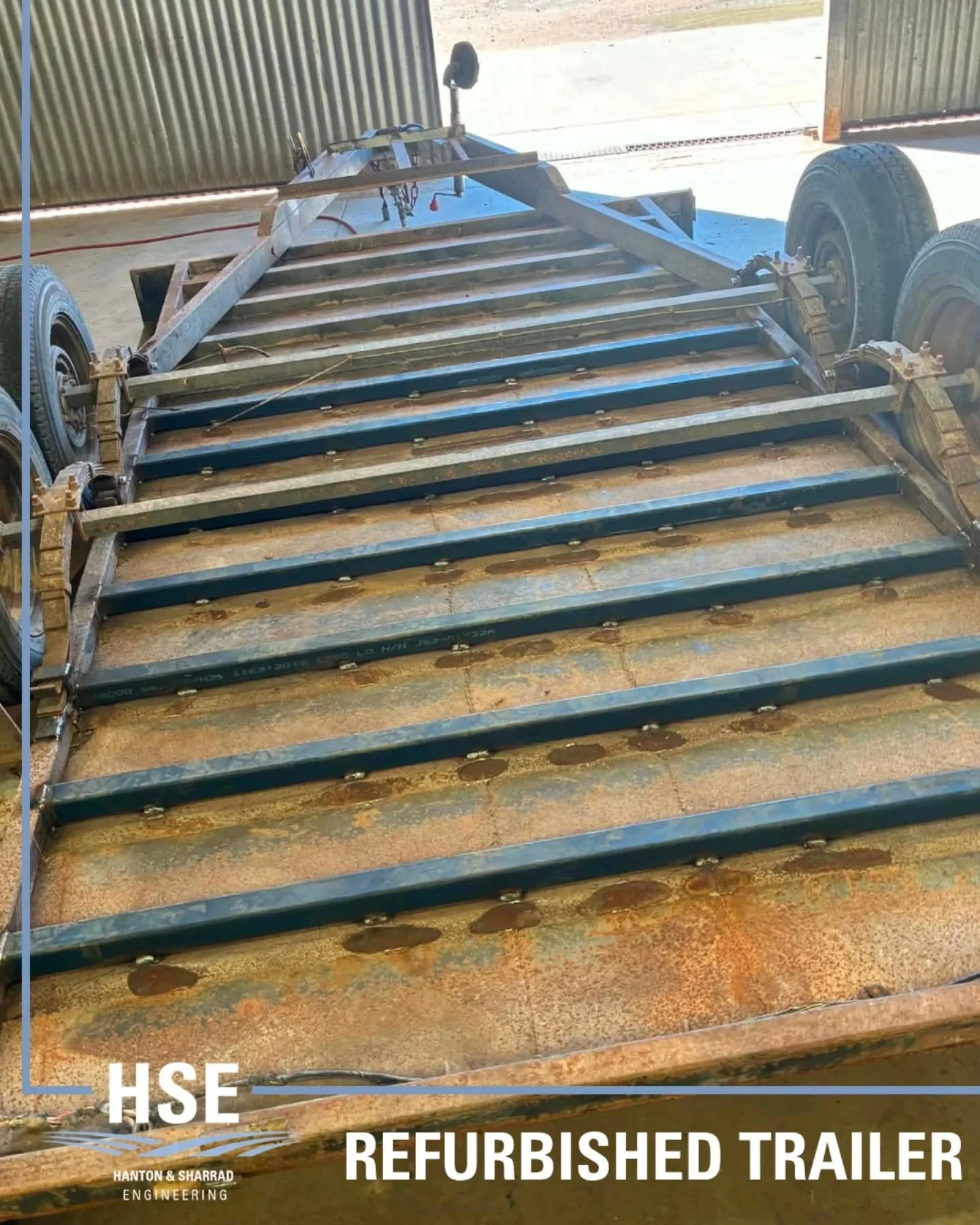 Out with the old, in with the rebuilt!

A solid transformation underway at HSE this week, with this trailer refurbishment bringing new life to a hardworking piece of equipment. From worn and weathered to strengthened and road-ready - quality craftsma