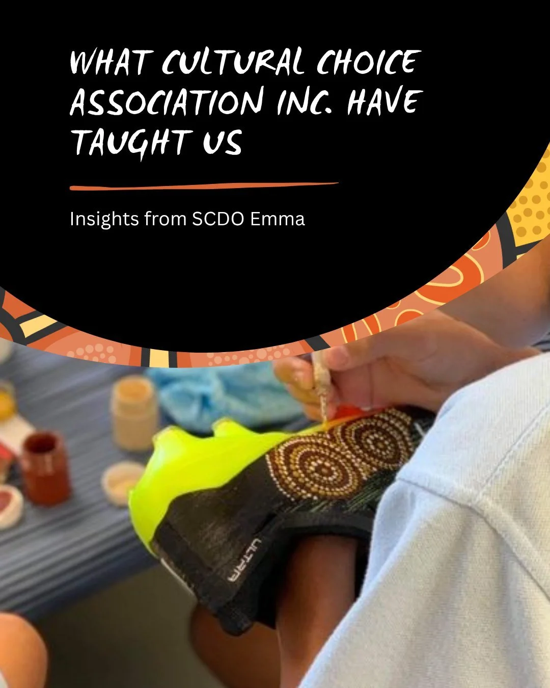 As Cultural Choice Association Inc. (CCAI) continues working towards its vision in providing an opportunity for young people to connect with their culture and identity through art, whilst partnering with NRL clubs, this partnership has been a reminde