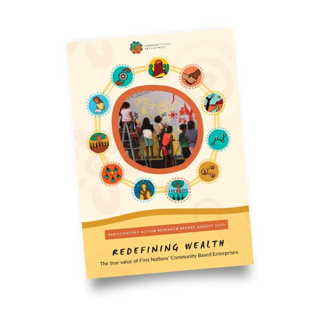 Front cover of the Redefining Wealth report