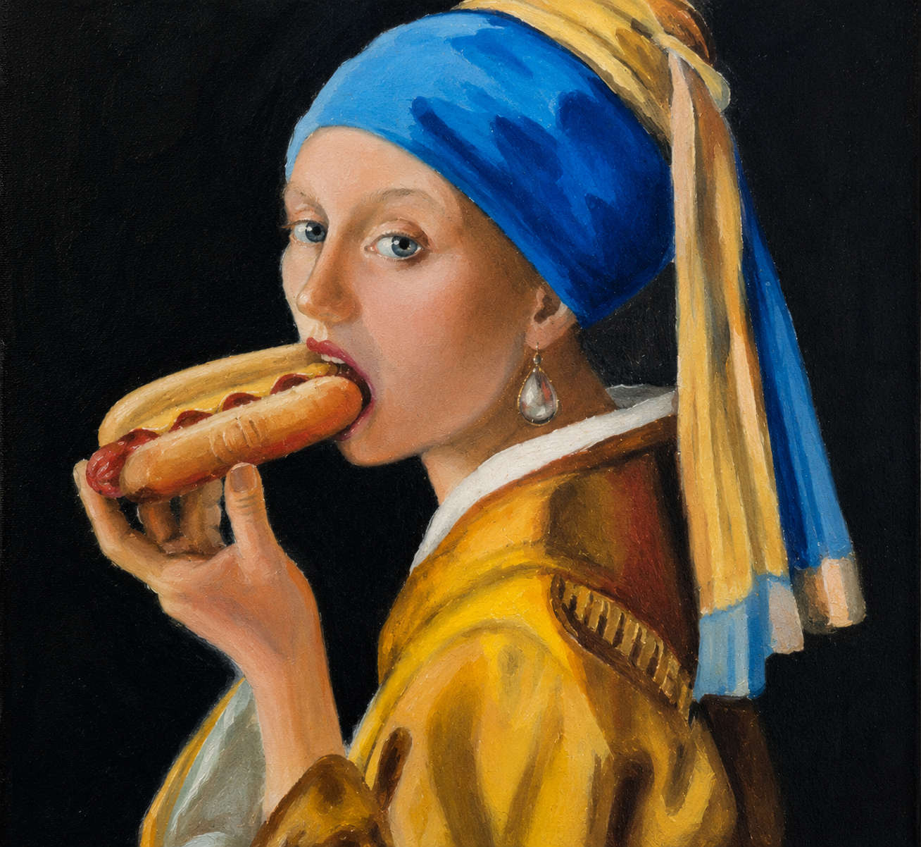 Watch me eat my hotdog