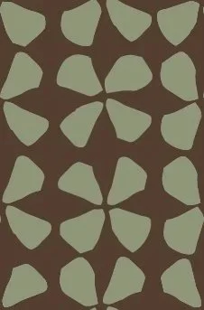 Pattern of light green irregular shapes on a dark background