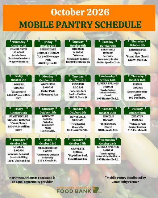 NWA Food Bank Mobile Pantry