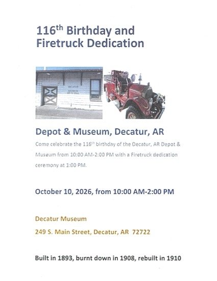 116th Birthday & Firetruck Dedication
