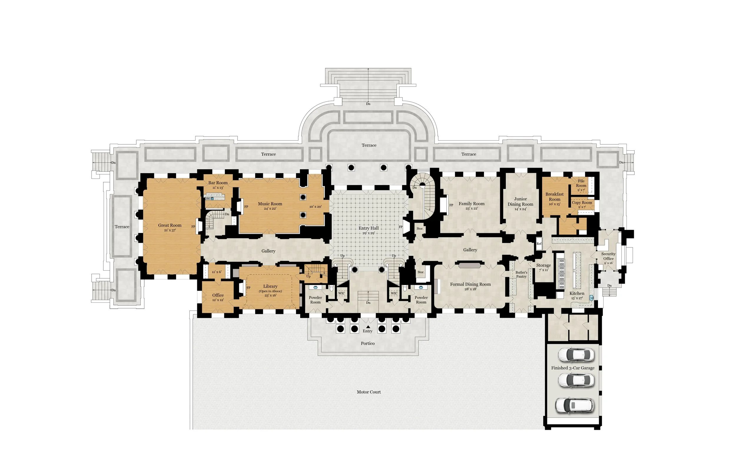Property Type: Single Family Home
Size: 49,455 sq ft
Order: Floor Plans