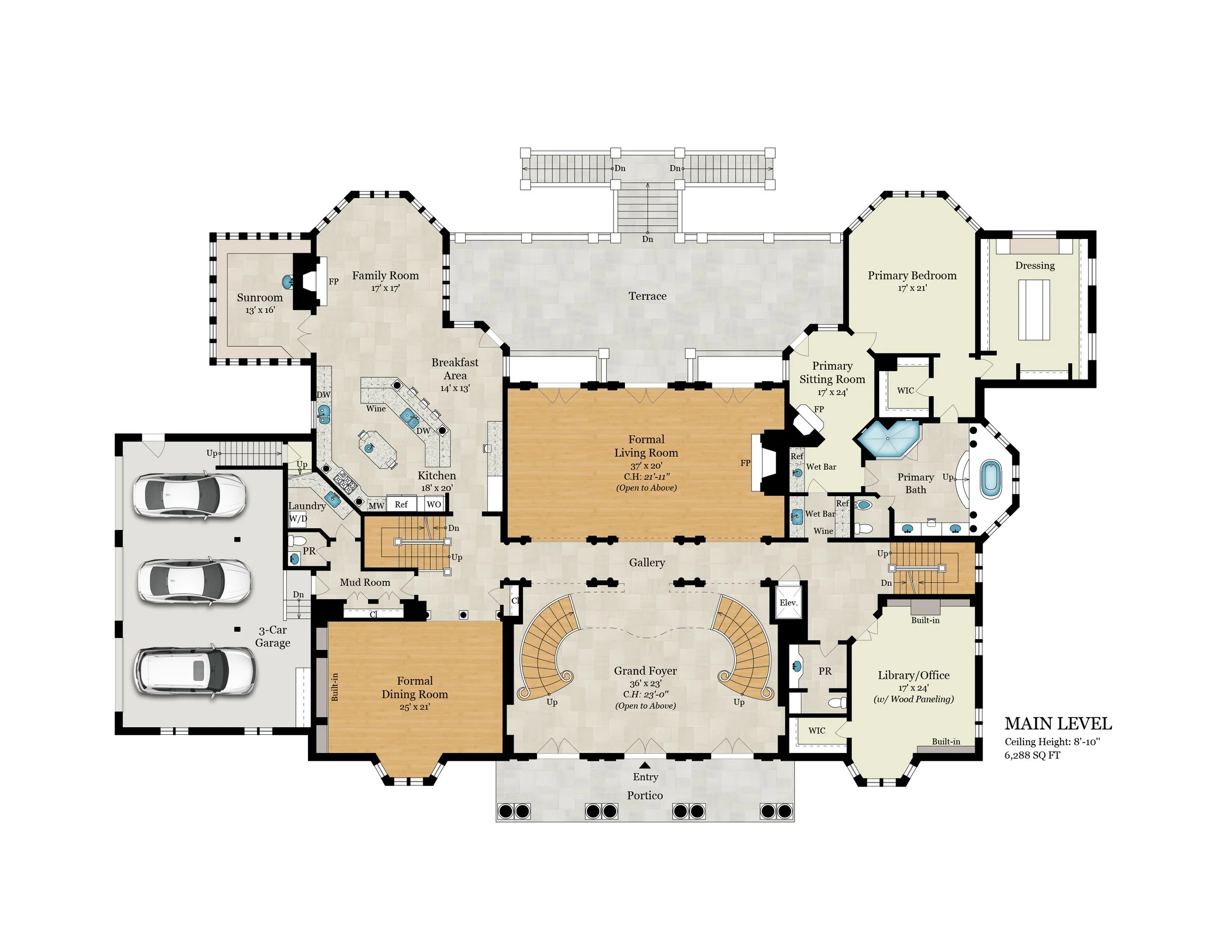 Property Type: Single Family Home
Size: 15,104 sq ft
Order: Floor Plans