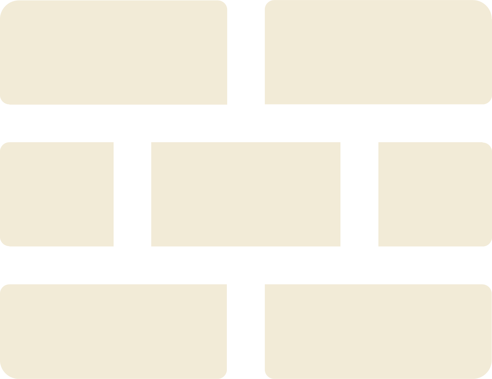 A grid of four empty beige squares with black borders, arranged in two rows and two columns.