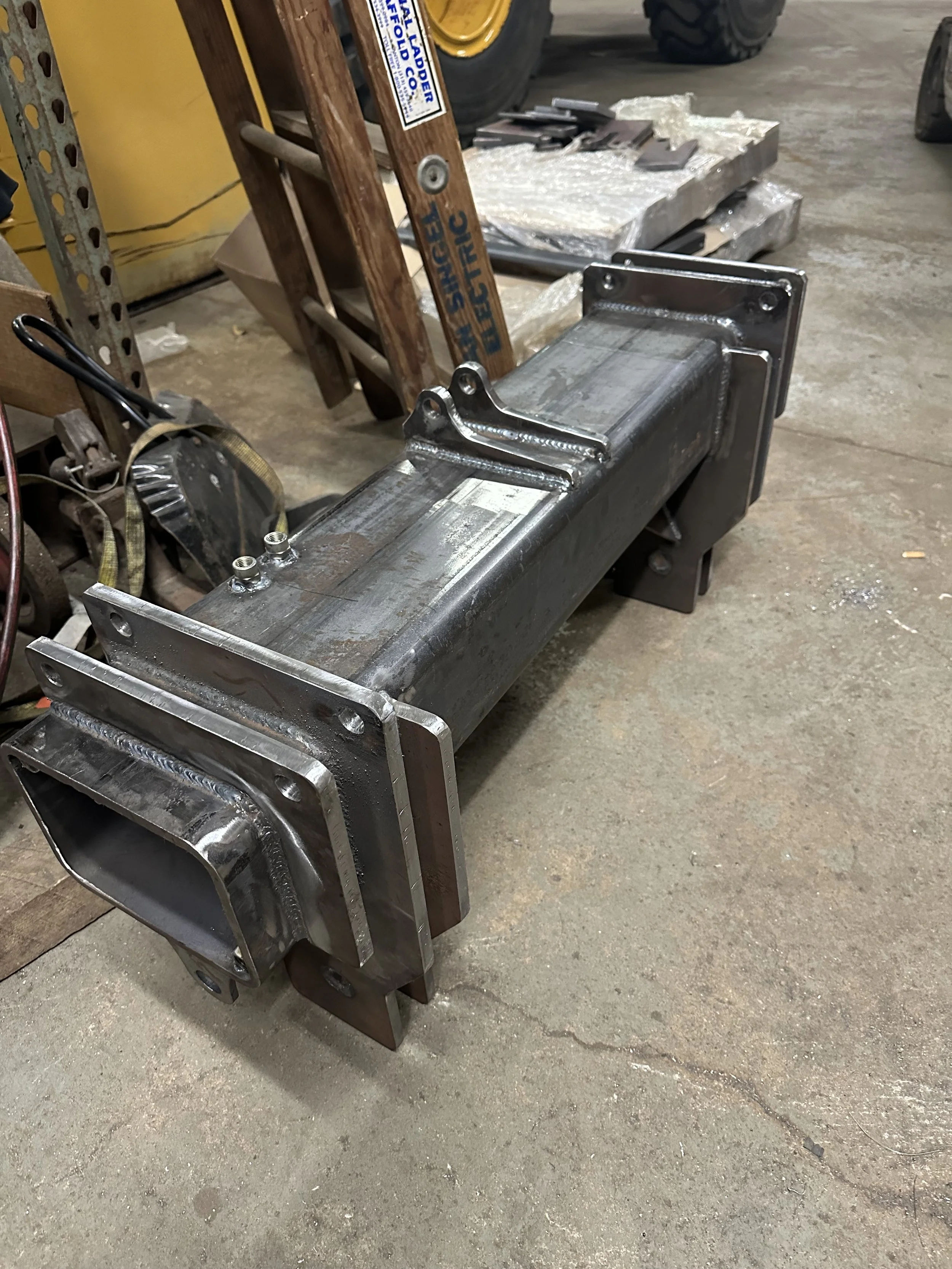 back blade snow plow pump box