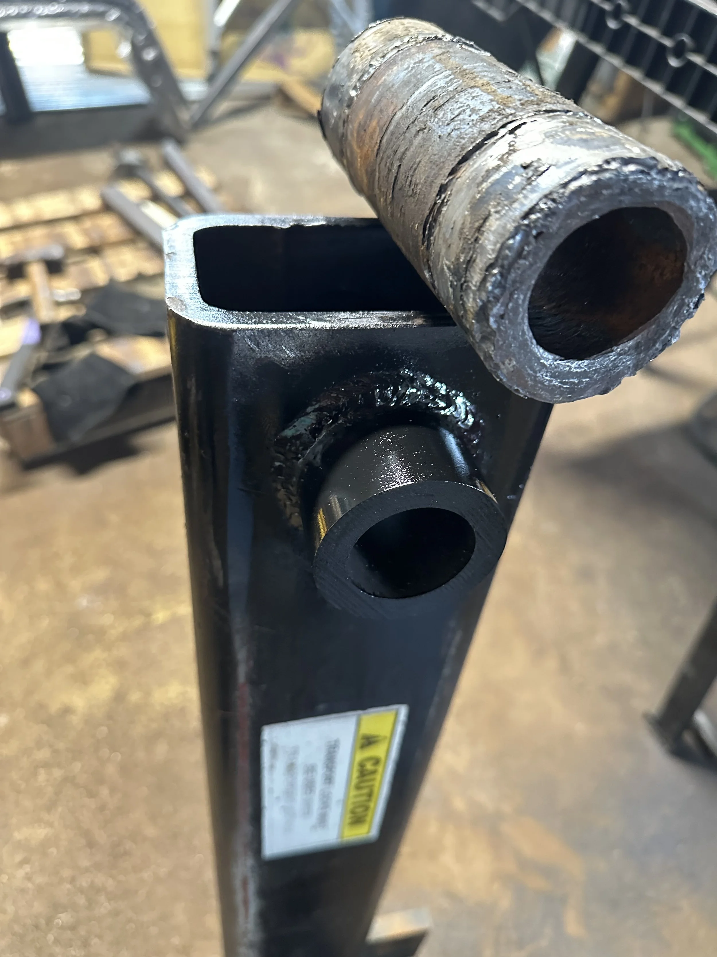 bushing replacement on farm equipment.