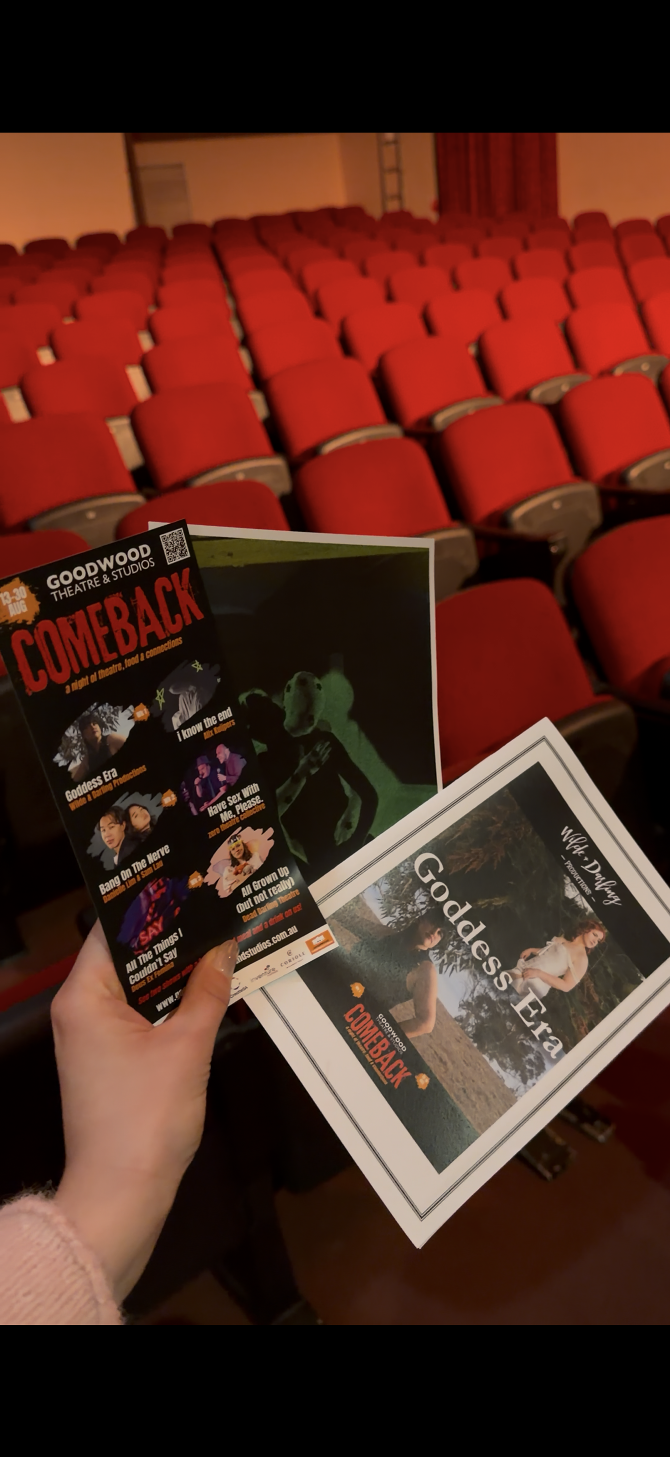 COMEBACK festival week 1 → Goodwood Theatre &amp; Studios