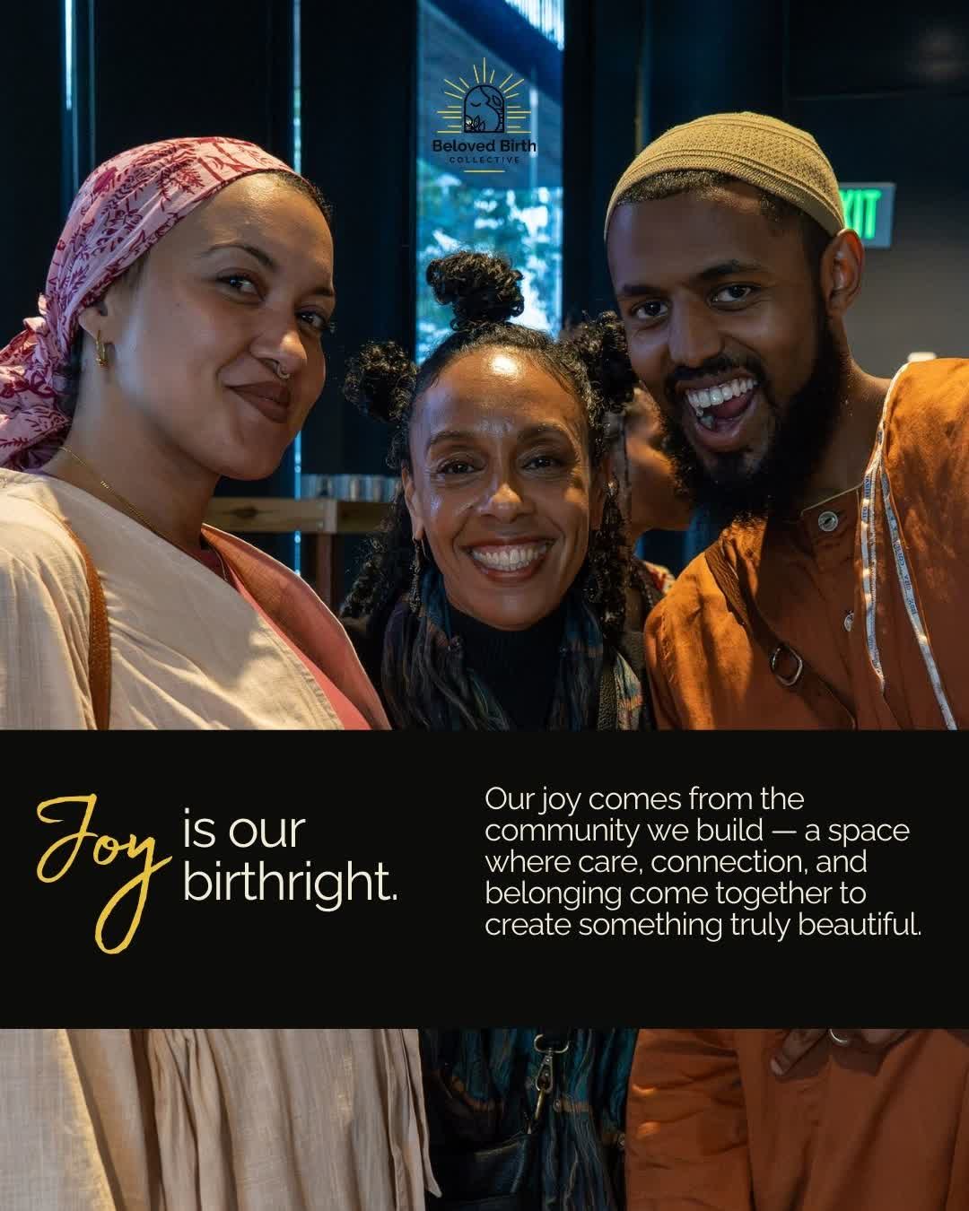 Joy is medicine, and we treat it as essential. In birth, in care, and in community &mdash; joy belongs here too. Share this with someone who needs this reminder. 💛