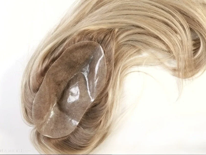 This is replica, scalps, breathable, and lightweight, thin skin hair topper. The most realistic hair loss solution to date.