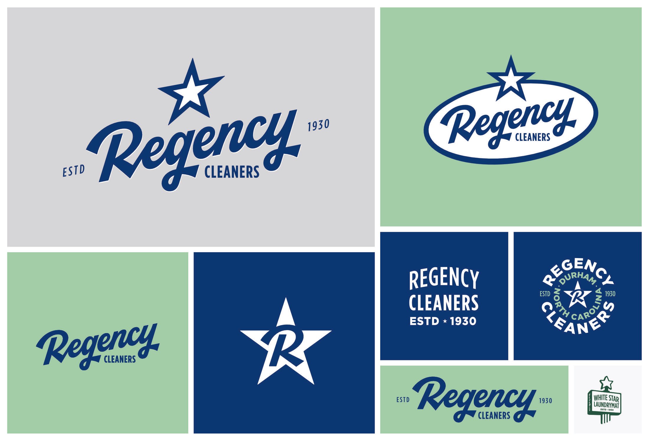 Logos, Logotypes, and Marks for Regency Cleaners