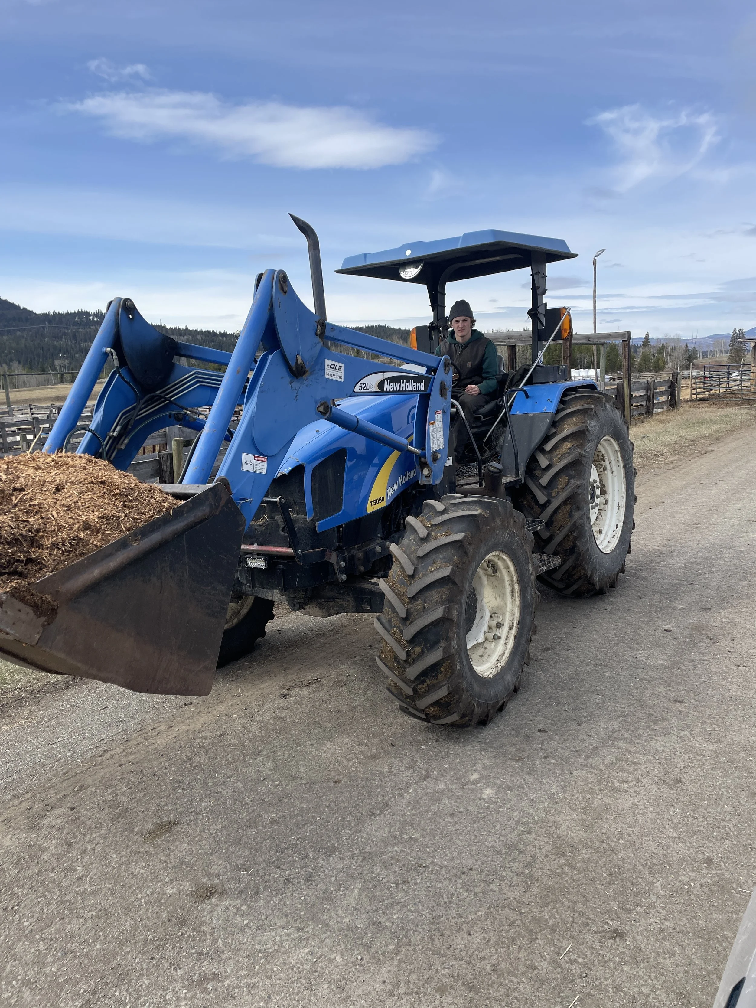 Teghan Mullin, The next generation of the Mullin family enjoying life on the ranch in Logan Lake, BC.