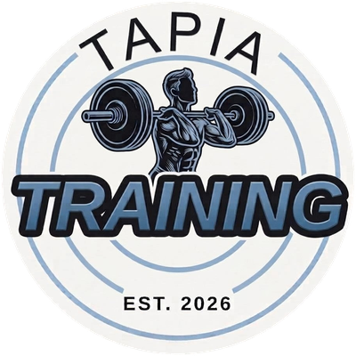 Tapia Training logo badge, personal training in Houston and online