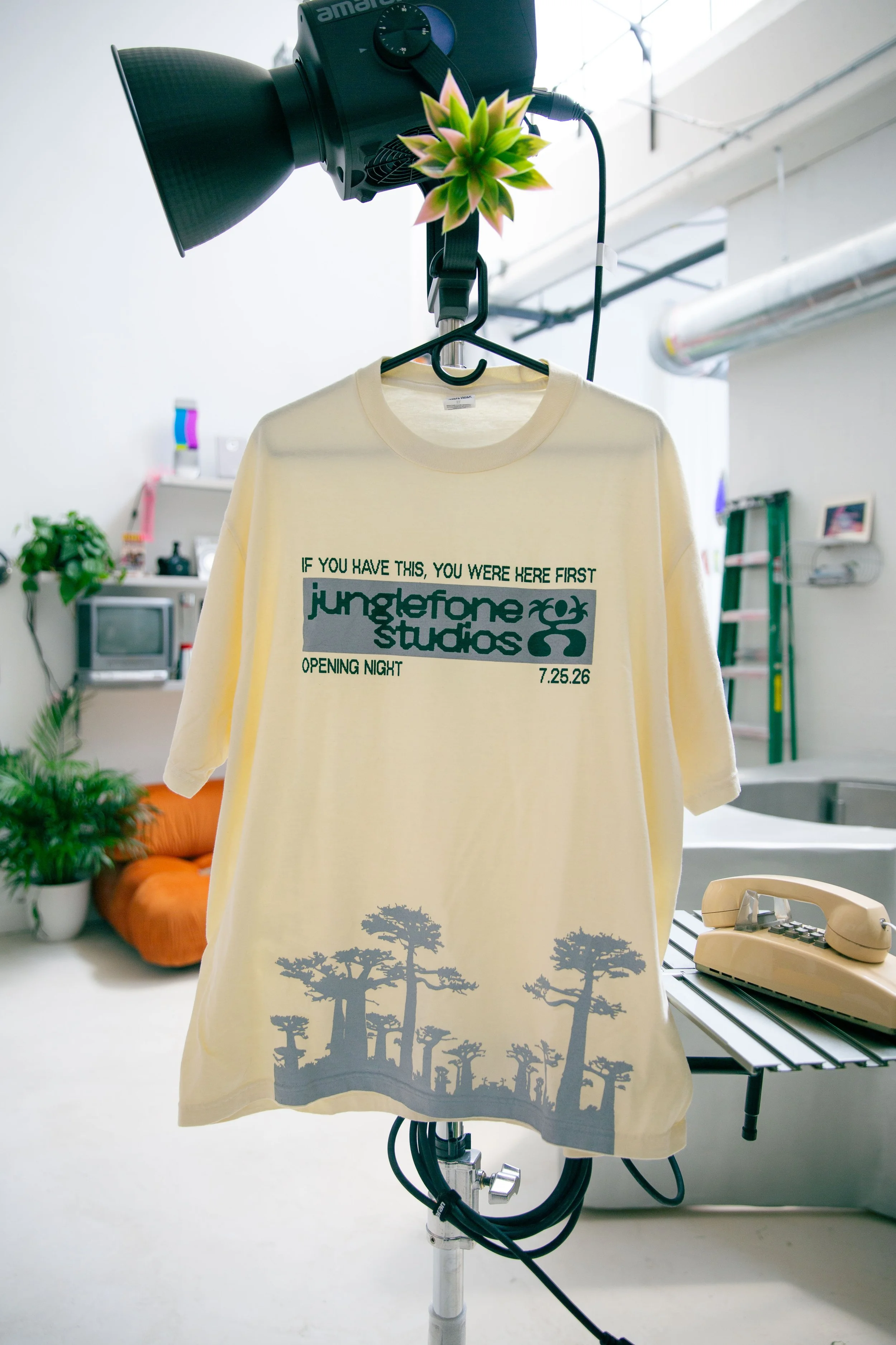 Junglefone Tee, Tree Version (White)