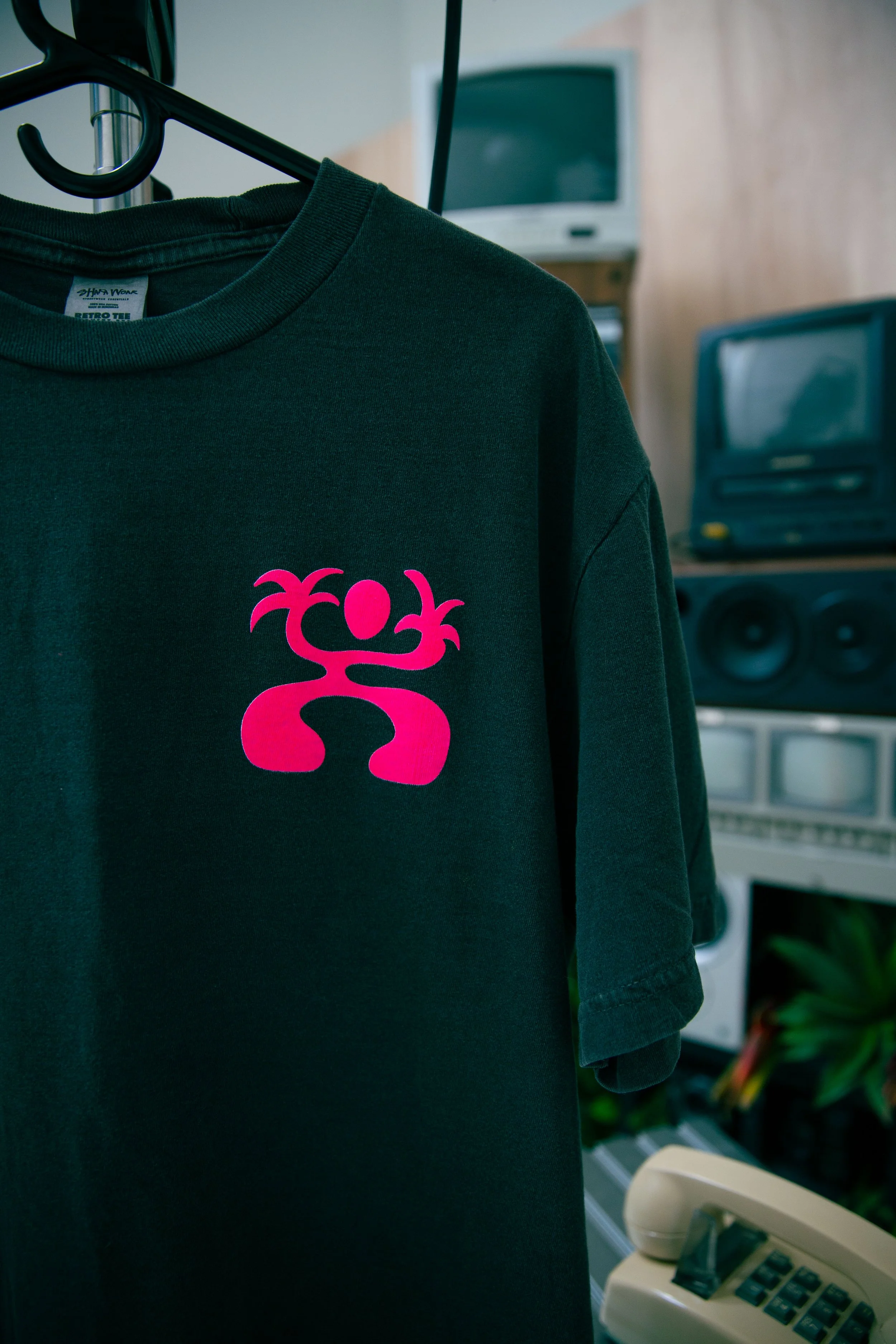 Junglefone Tee, Icon Logo (Black)