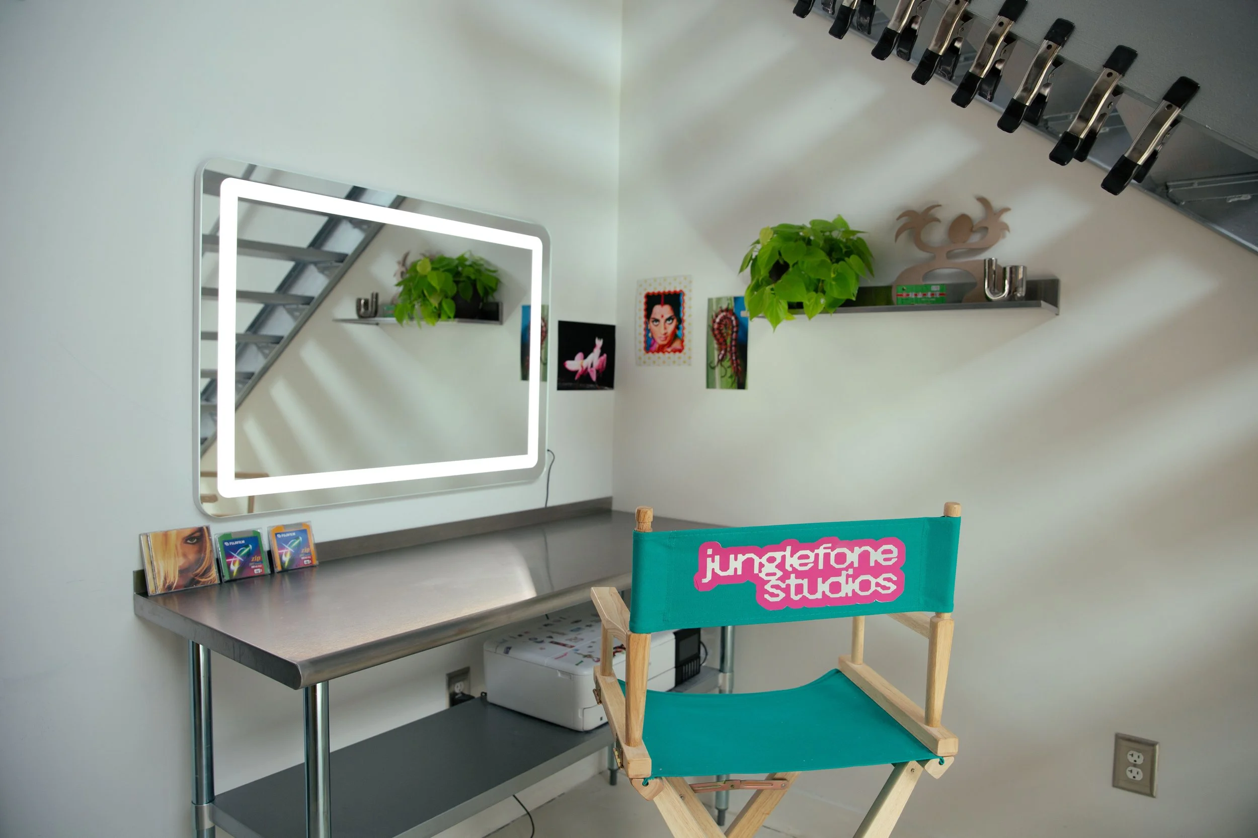 Hair & Makeup station