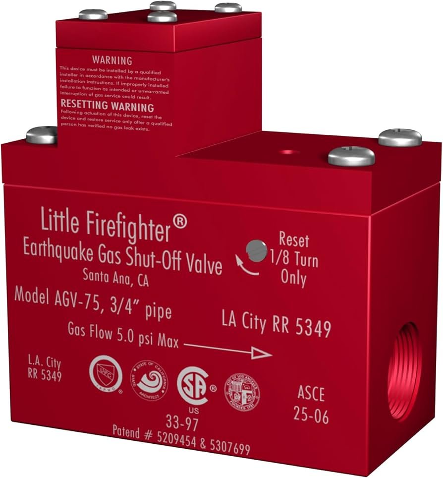 Earthquake Gas Shut-Off Valves