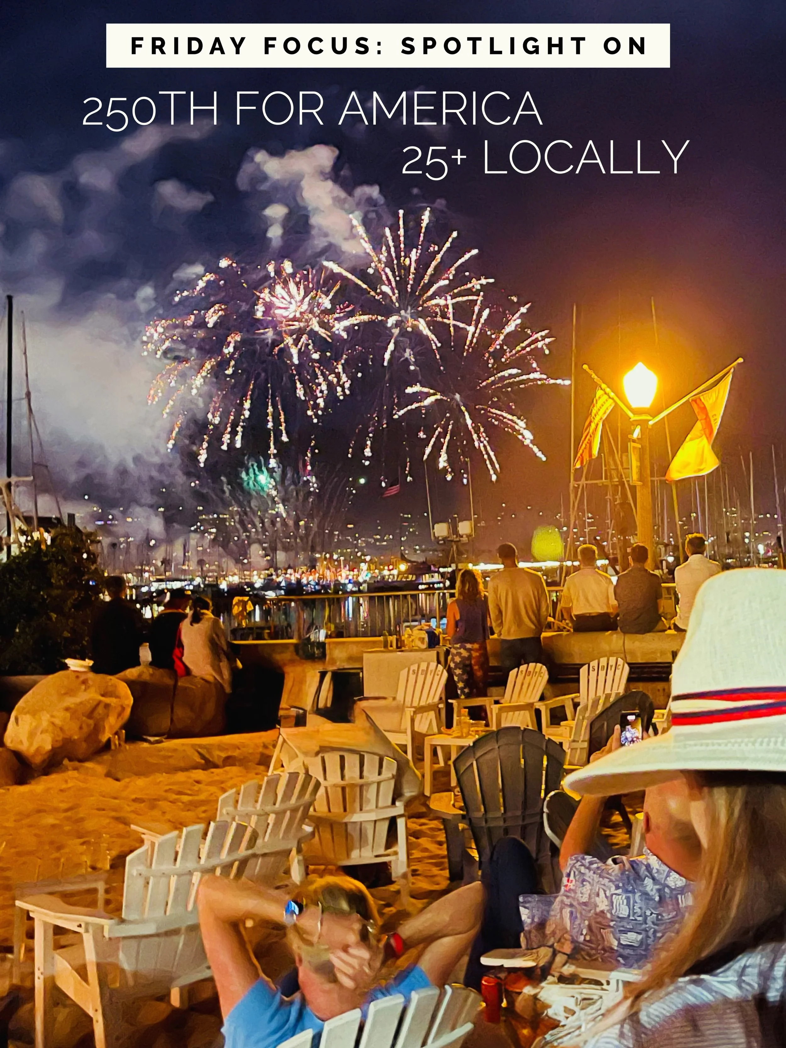 F R I D A Y FOCUS: Spotlight on 250th for America, 25+ Locally. 

This week I&rsquo;m shining a light on 250 years for America, and 25+ spent celebrating the 4th locally on the Mesa. One of my favorite times is the one with us all on the boat in the 