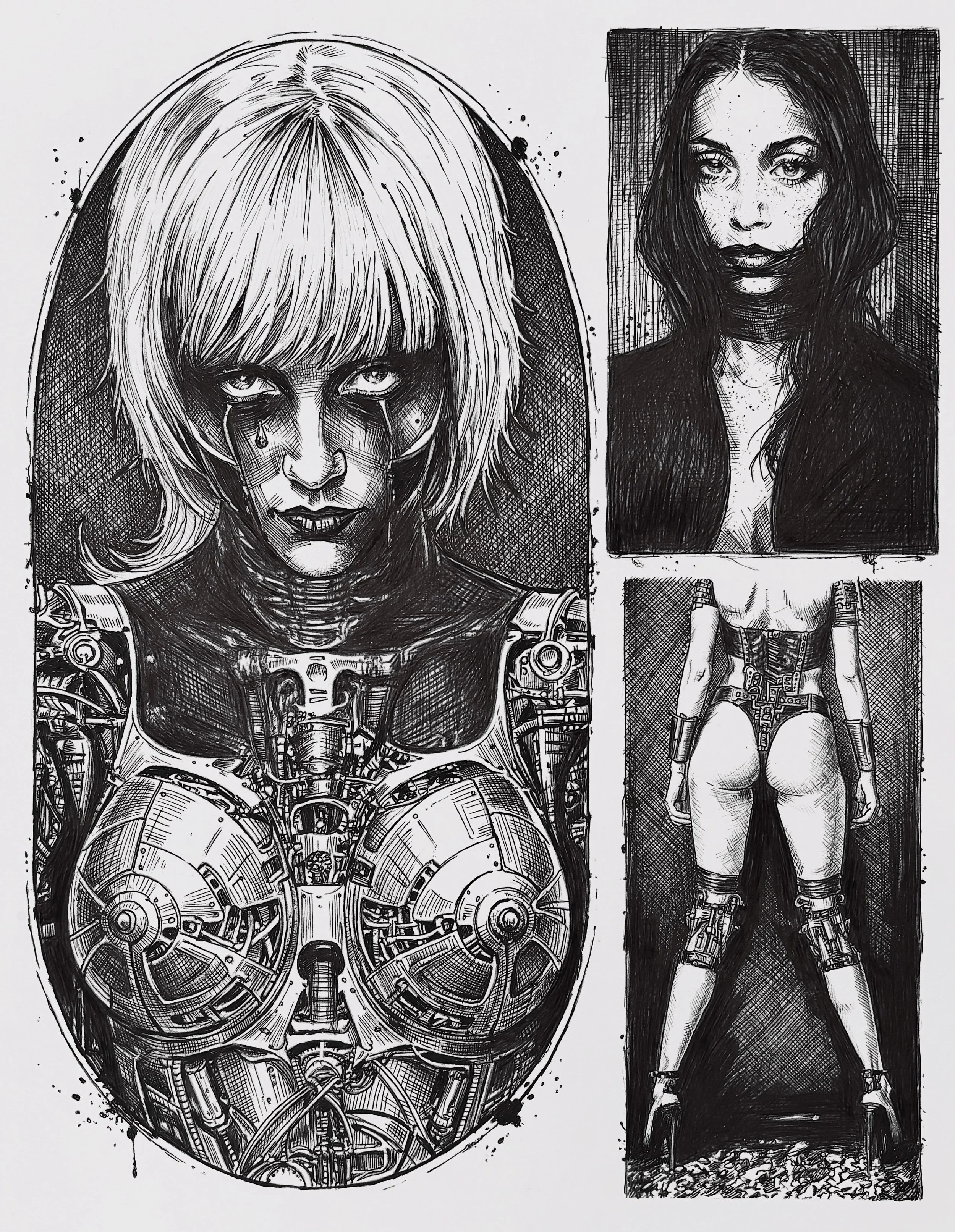 Did this a few weeks ago for a submission that didn&rsquo;t pan out, so here you go. 
Thank you for your amazing support 🙏🏻
#ballpointpen #ballpointpendrawing #inkartwork #inkart #doodles