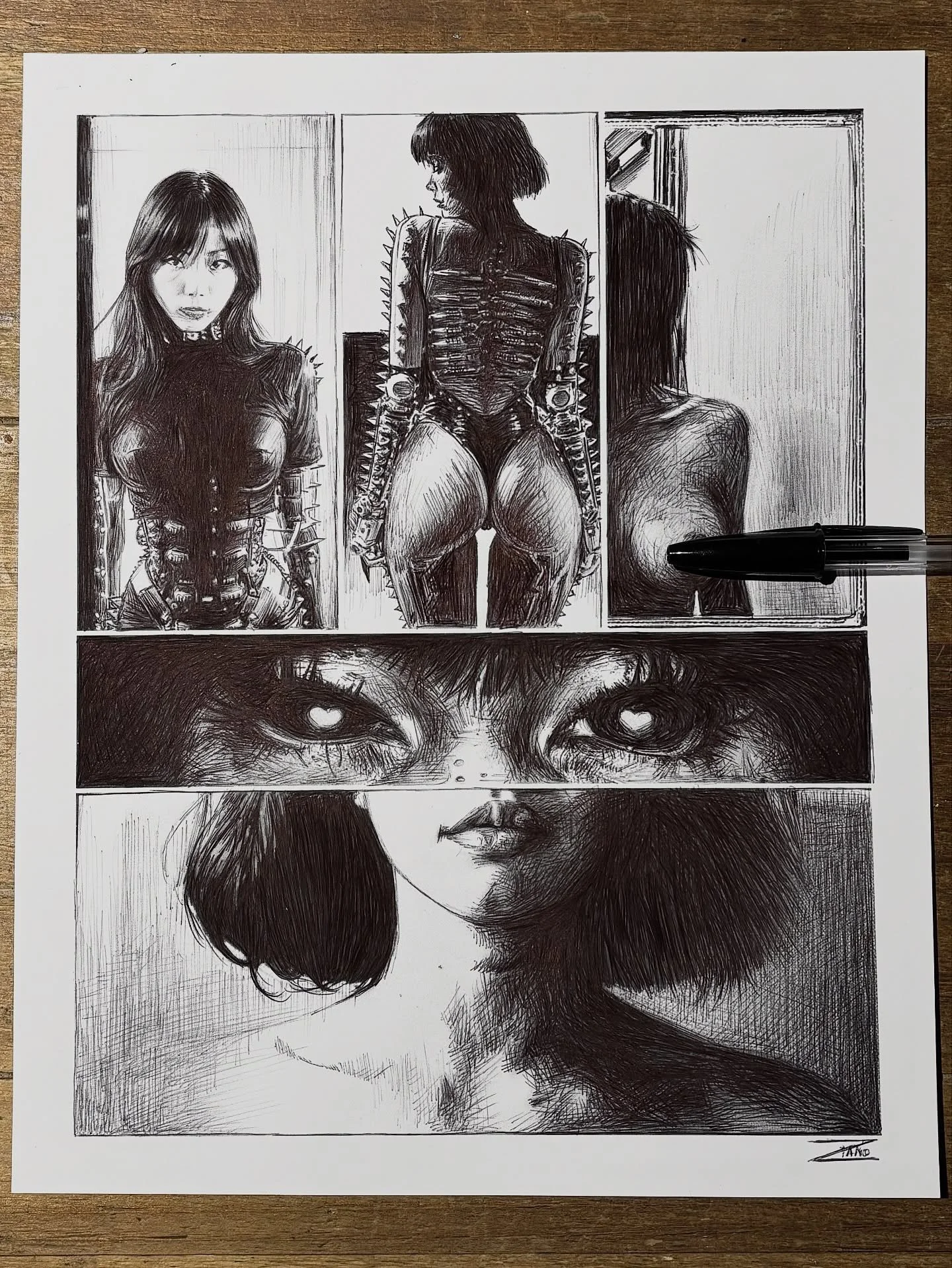 With all the [understandable] hate going around with AI, selfishly for me it got my creative juice flowing again and made me pick up that pen. Playing around for years now with Midjourney &amp; Stable Diffusion, it got me so much solid references to 