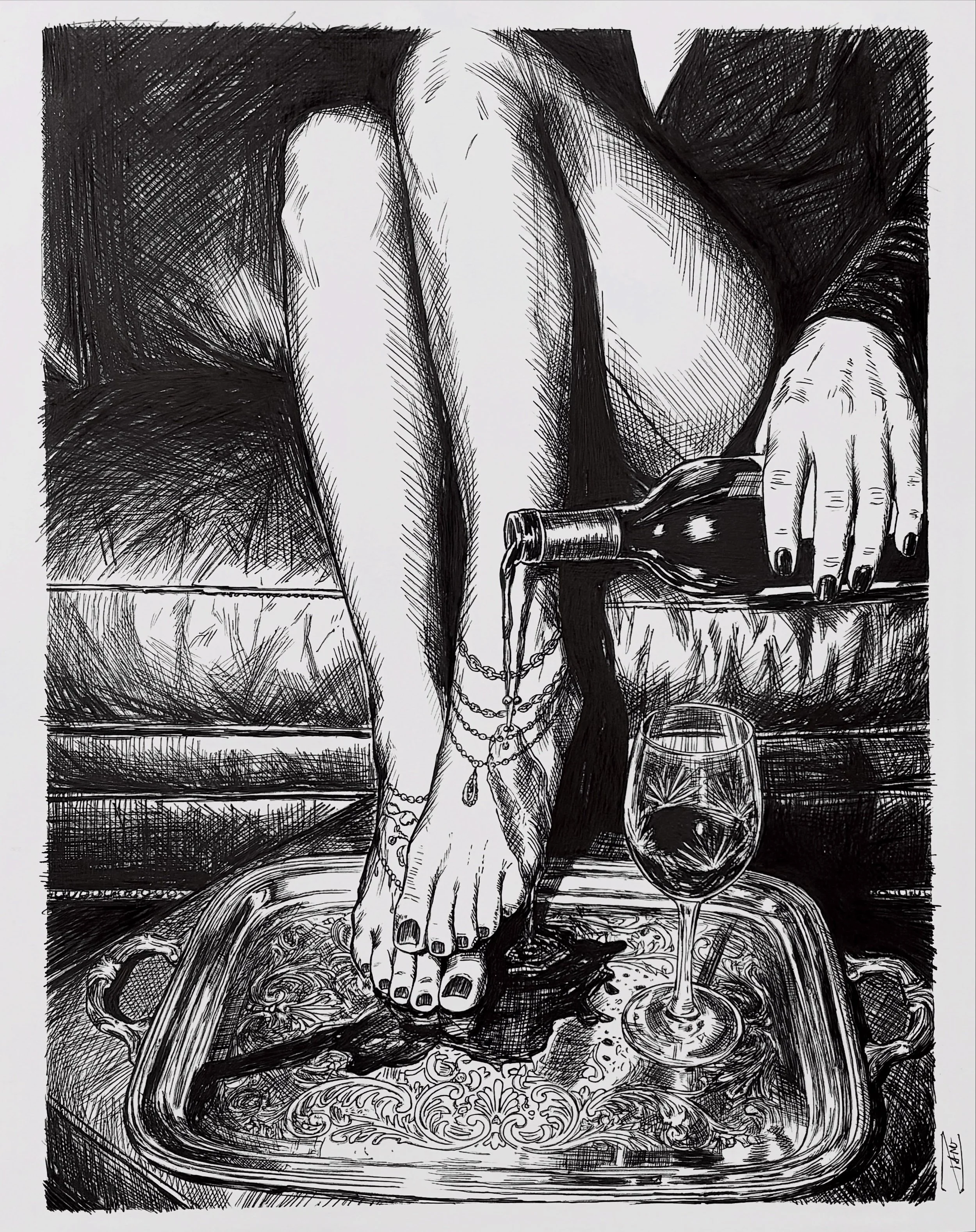 went more cinematic for some of these, you might recognize a scene or two. Slide 6 inspired by the photography of the great Patrick Joust, slide 8 by jgurbisz, you can find both on Flickr. #ballpointpen&nbsp;#ballpointpendrawing&nbsp;#artprints #inka