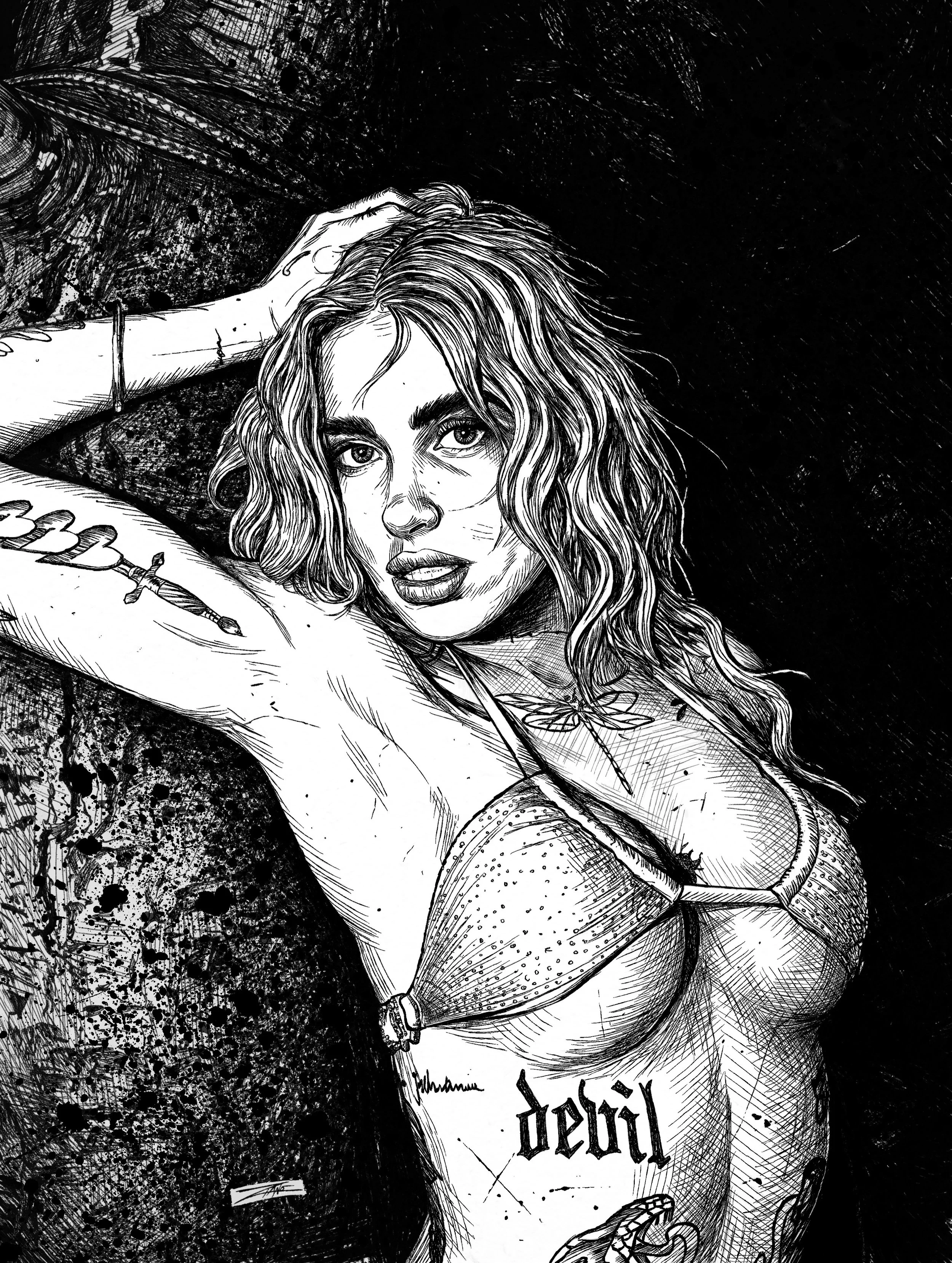 Revisiting #procreate lately
Love the flexibility of drawing on a tablet, however nothing beats traditional. Inspiration/original art tagged 🙏🏻
#procreateart #digitalink #procreatedrawing #inktober