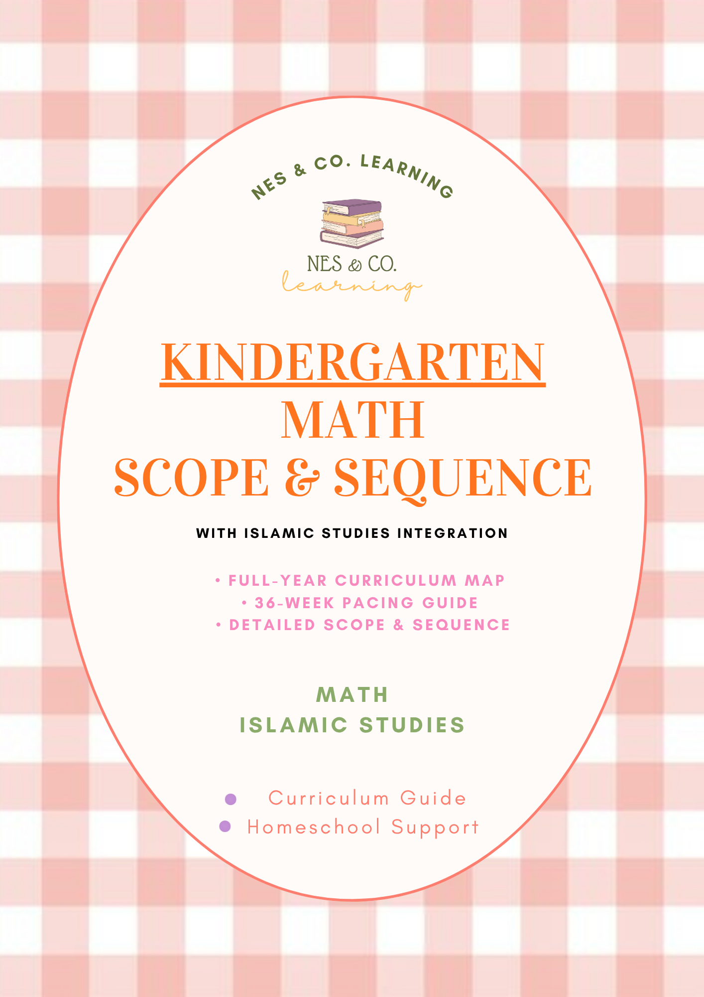 Kindergarten Math + Islamic Studies