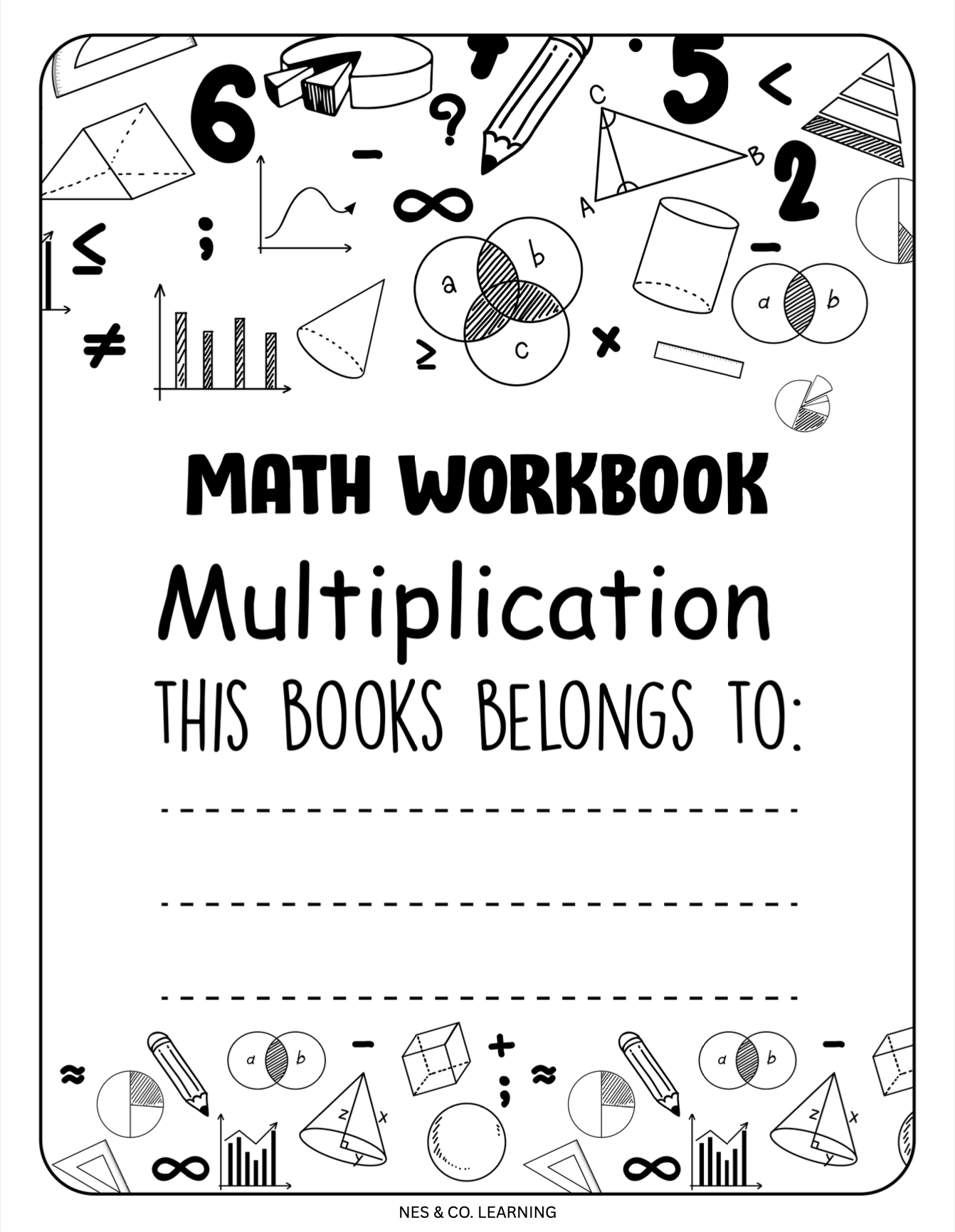 Multiplication Workbook Grades 3-5