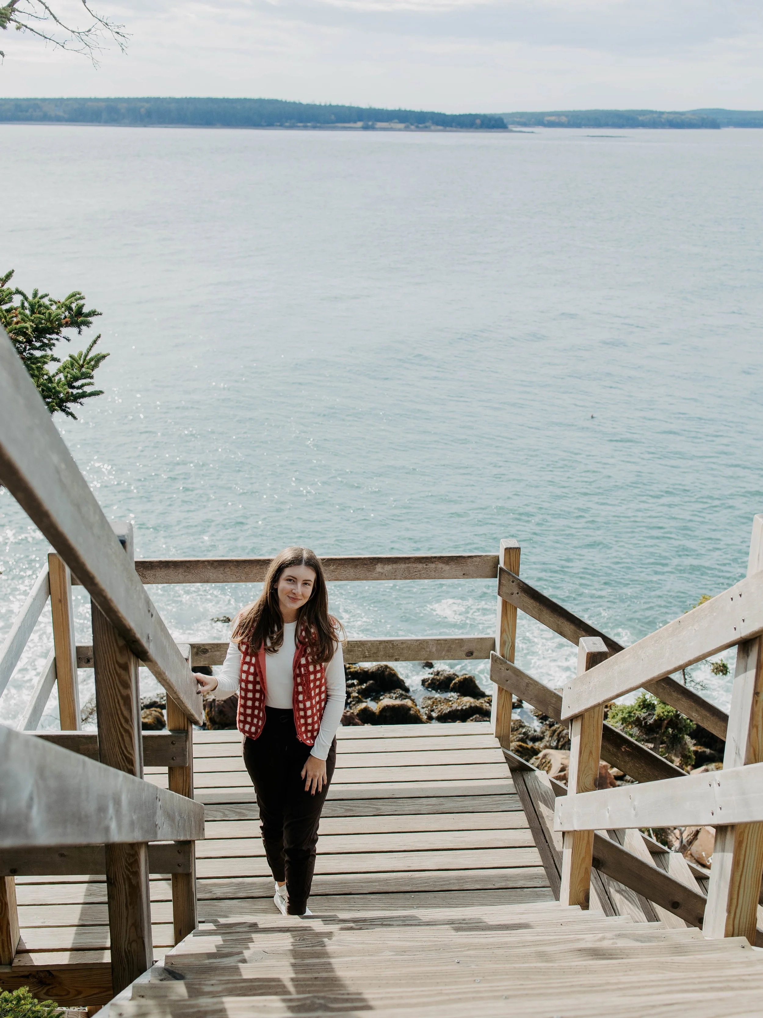 Living in the Colorado scenery makes me think of a trip to the coast of Maine last year, so here are a few of my favorites of @kkathall from that trip. I&rsquo;m so excited for all the views in CO. 🏔️