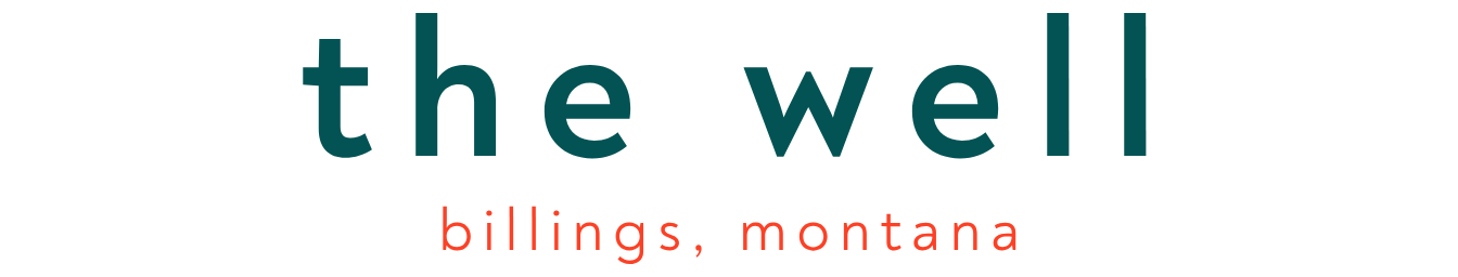 Logo for The Well: Billings, a newsletter for women in Billings and an advertising opportunity for Billings Small Businesses.