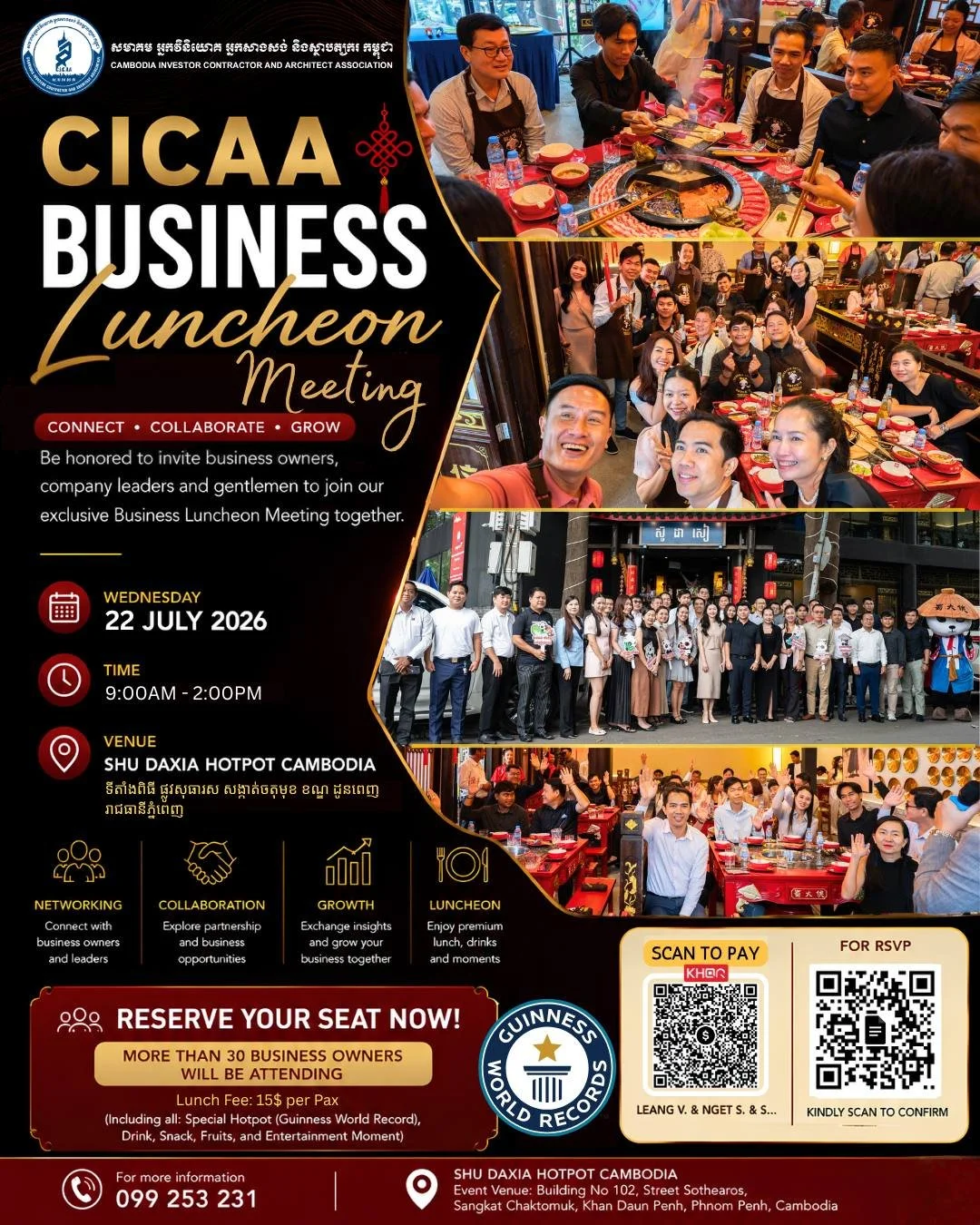 CICAA BUSINESS LUNCHEON MEETING