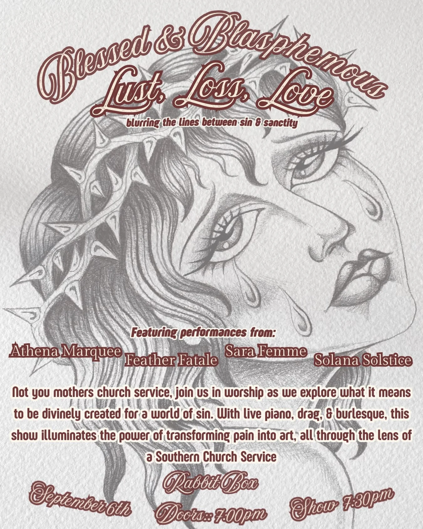 From lust, we lose ourselves, and from our loss, we learn to love ourselves. After all, the world&rsquo;s rejection is just the Lord&rsquo;s redirection, amen? Come explore what it means to surrender to the experience of life and all the woes it brin