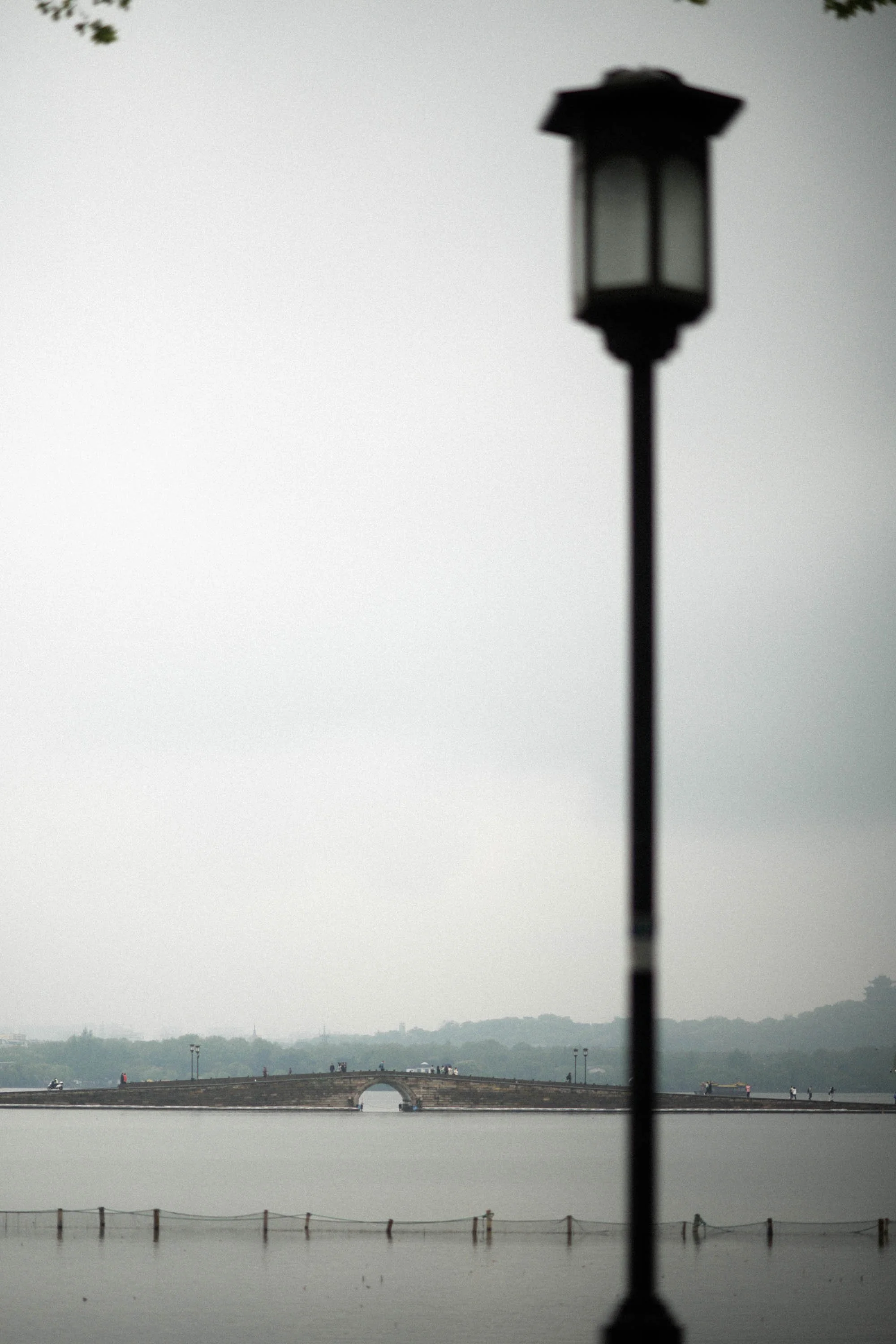 View of West Lake in Hangzhou on a quiet morning.