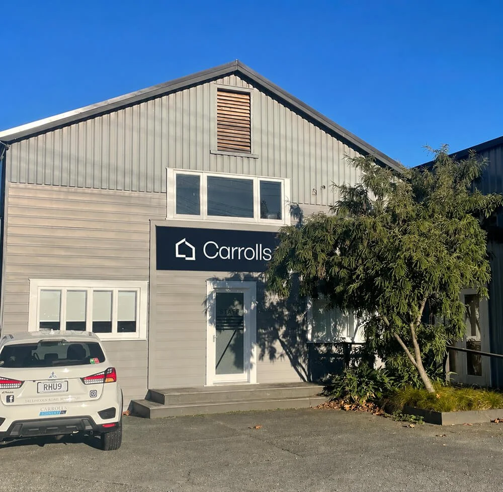 Carrolls workshop building in Masterton.