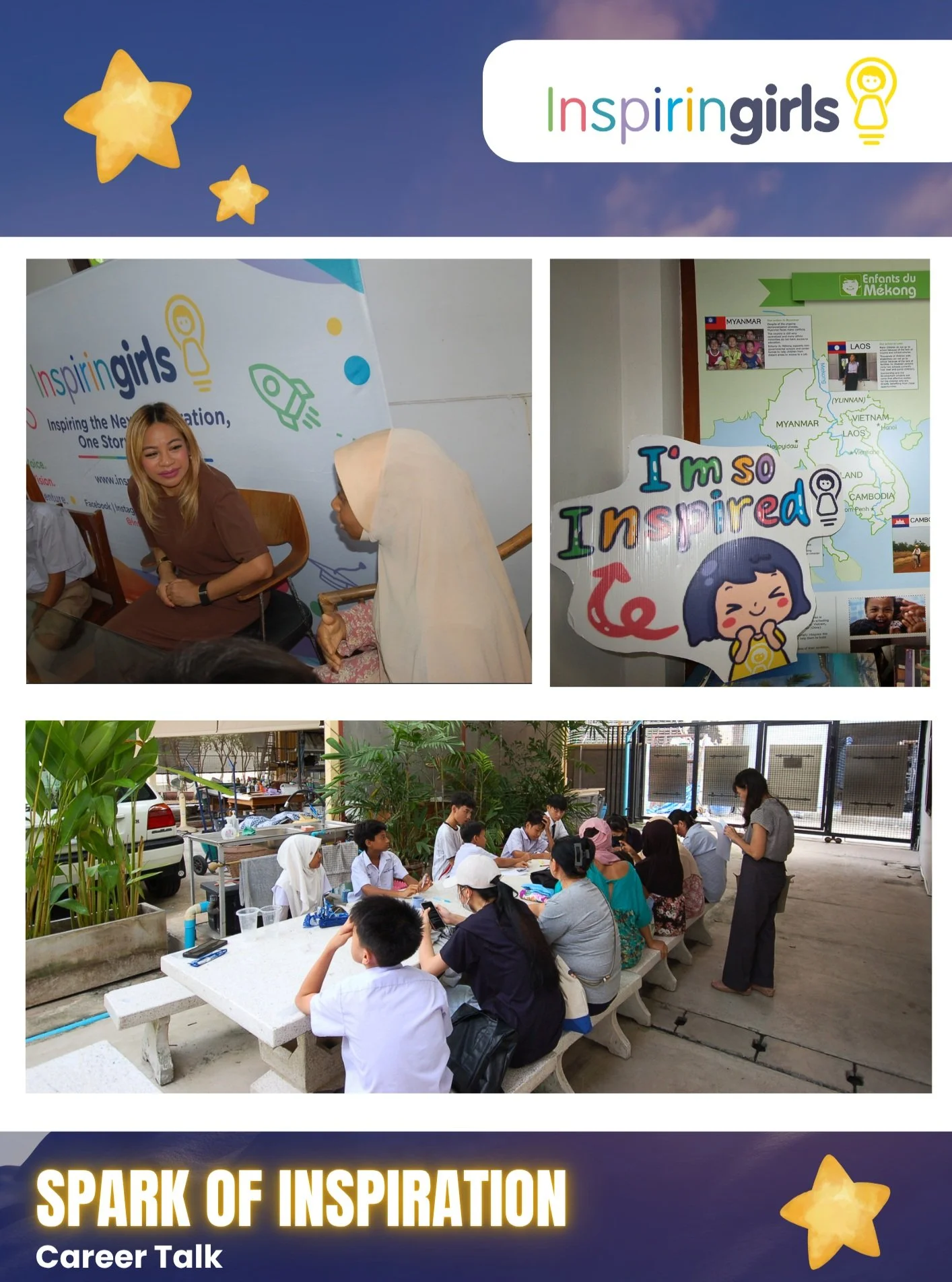A Spark of Inspiration*✨

A look back at our intimate round-table career session with the students from Good Shepherd&rsquo;s Home, in partnership with Enfants de Mekong. 💛

A space for open conversations, personal stories, and tailored advice, cele