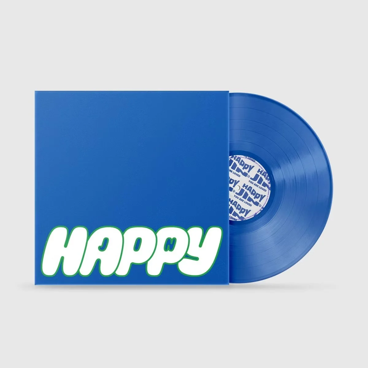 Jin (BTS) - Happy (Blue Vinyl LP) [Inclusions + Photocards]