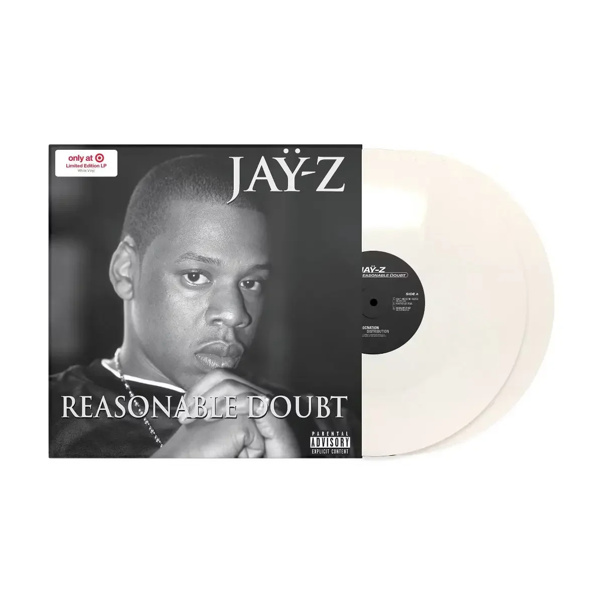 JAY-Z Reasonable Doubt 30th Anniversary Edition Target Exclusive White 2LP Vinyl Record 810182967240
