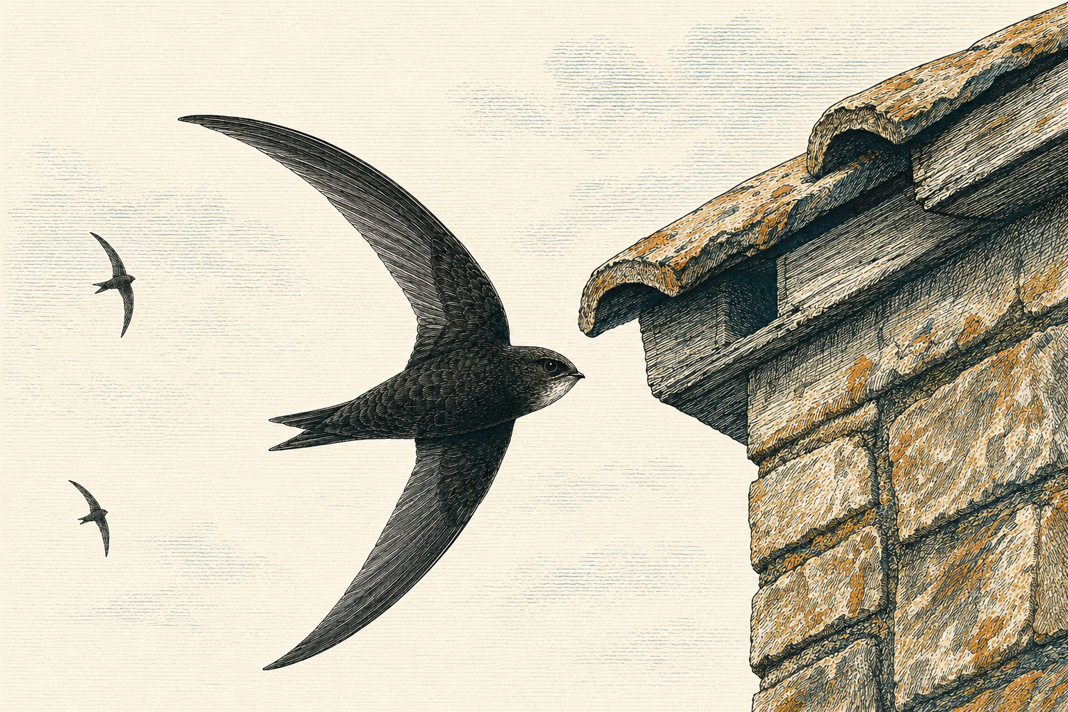 The Close Pass: Why Swifts Fly at Nesting Walls