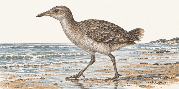 Illustrative reconstruction of Asteriornis, known as Wonderchicken