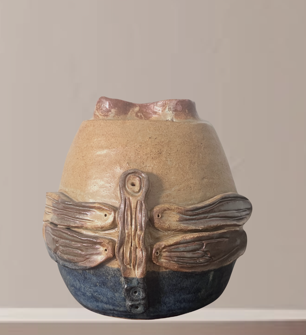 Dragon fly Vase