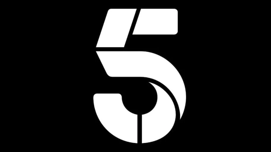 Stylized number 5 on a black background.