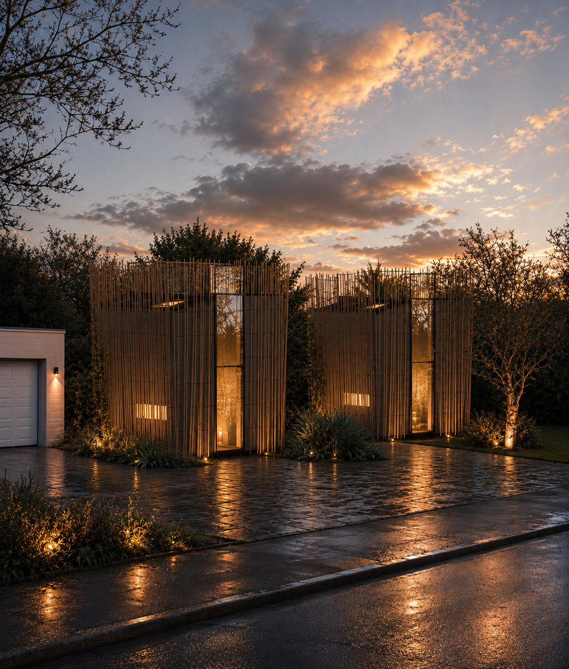 Living Idea, residential concept exploring natural light, vertical gardens and contemporary living.