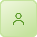 Generic user avatar with a light green background and a simple outline of a person.